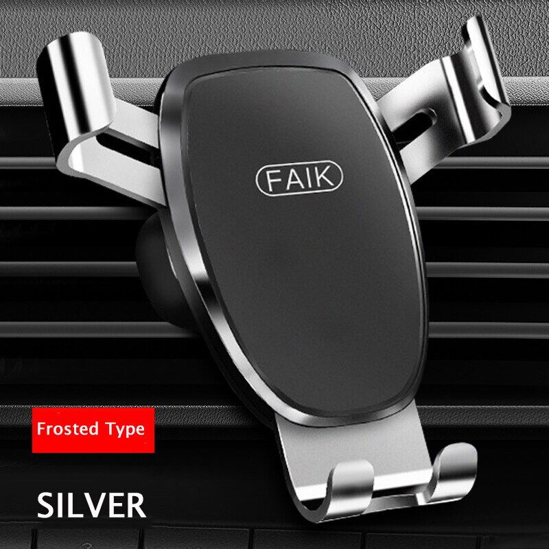 Zeallion Car phone holder Air Vent Clip Mount Mobile Phone Holders Universal GPS Bracket Gravity Car Mobile Support Phone