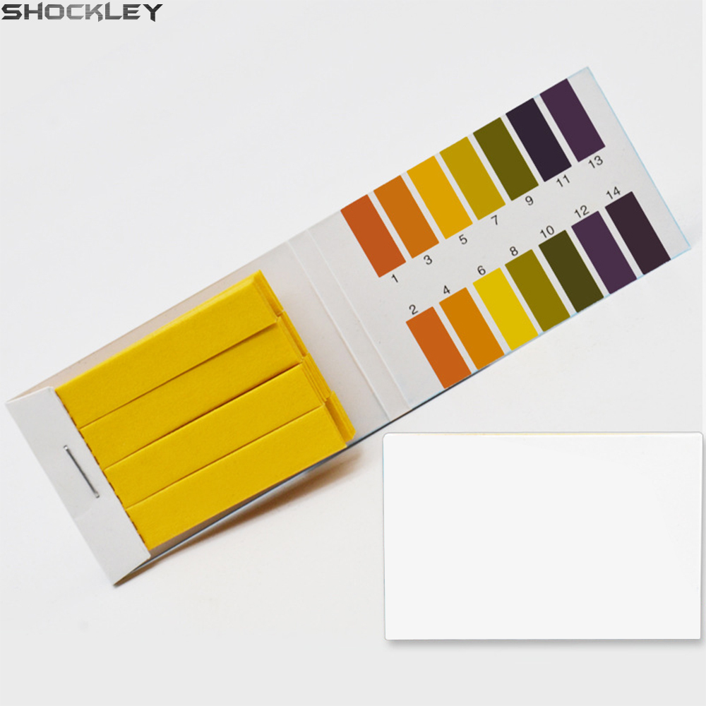 Shockley 80 PH Test Strips Litmus Test Paper Full Range 1-14 PH Acidic Alkaline Indicator Universal Full Range Strips Tester 80 Strips