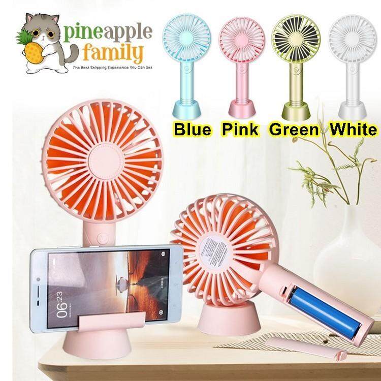 Color : Blue USB Fan,3 Speeds Silent Cooling Fan,90/° Adjustable Mini Desk Fan for Home Office Bedroom and Outdoor Travel
