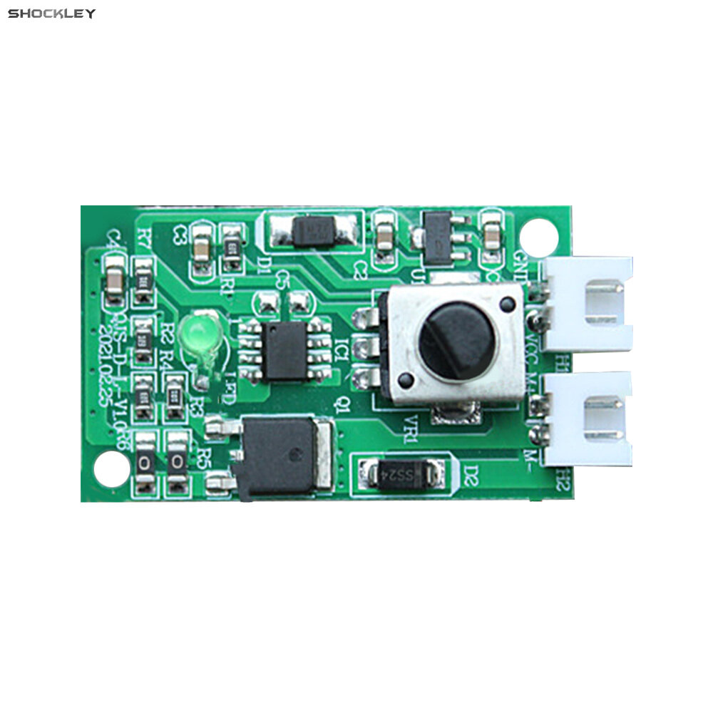 Shockley PWM DC Motor Speed Controller Module DC7-12V Adjustable Speed PWM Electronic Governor Controller Regulation Switch 10A