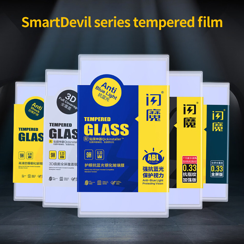 Miếng Bảo Vệ Màn Hình Kính Cường Lực Thông Minh SmartDevil Dành Cho Xiaomi8/9/9Pro 10Youth 8/9SE RedMi Note8/7Pro K30 K30i K30Pro K20 K20Pro Mix2/2S Lớp Phủ Không Đầy Đủ Mạ Nano Chống Vân Tay Chống Ánh Sáng Xanh phim