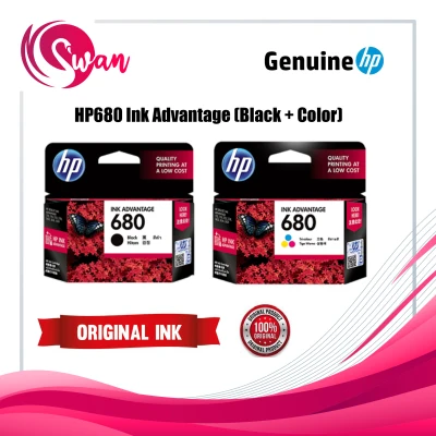 *READY STOCK* HP 680 ORIGINAL & GENUINE BLACK INK / TRI COLOR Cartridge / Single / Twin / Combo Pack