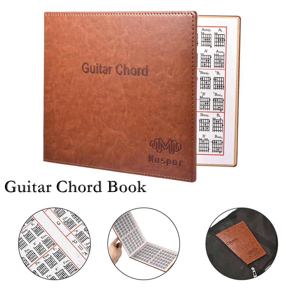 6 String Guitar Chord Book Guide Learning for Folk Vintage Electric Guitar