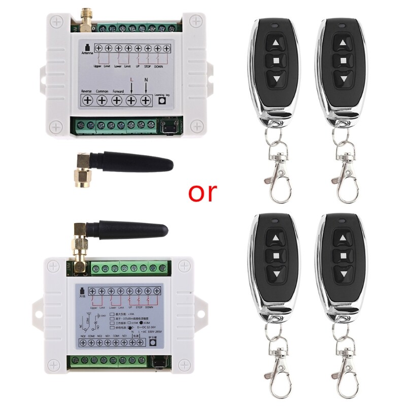 ✪ remote for garage door dc12v/24v/36/48v universal receiver and transmitter