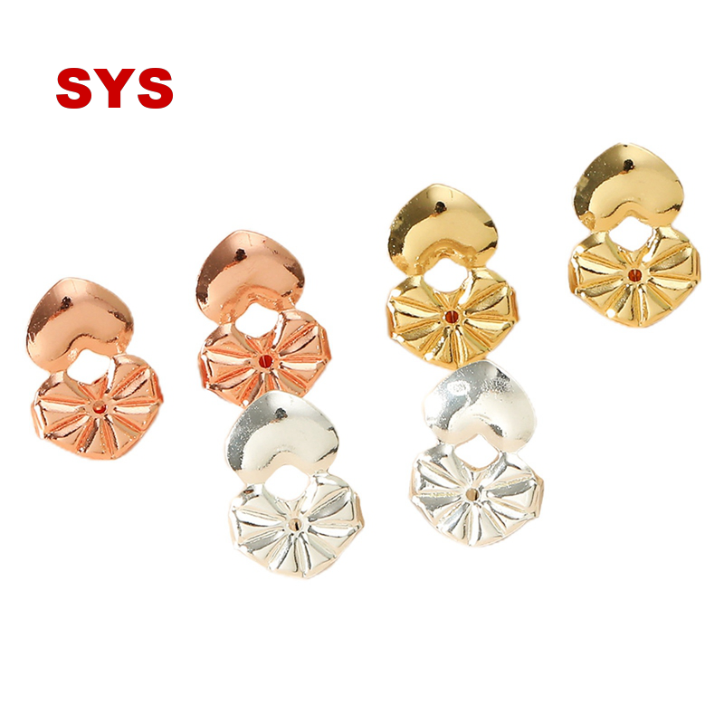 Earring Backs For Studs DELECOE 14K Gold Plated Earring Backs