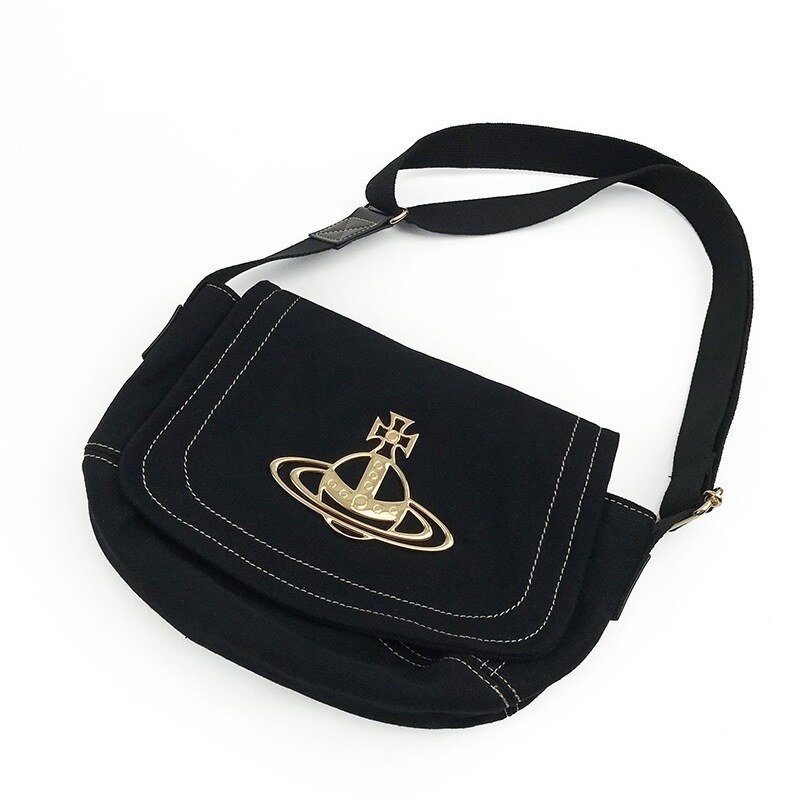 vivienne westwood Japanese Empress Dowager Canvas Bag Retro Classic