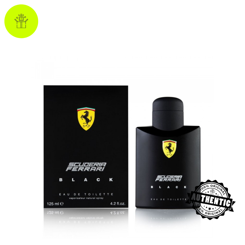 perfume ferrari black masculino eau de toilette 125ml avaliações