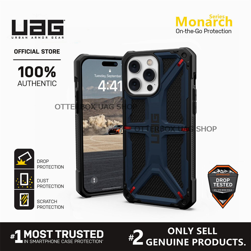 Ốp lưng uag monarch kevlar cho iphone 15 pro max / 15 pro / 15 plus / 15 / iphone 14 pro max / 14 pro / 14 plus / 14