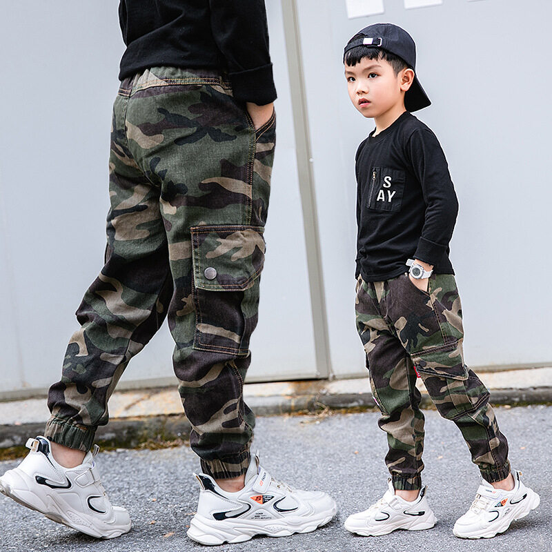 boys camouflage trousers