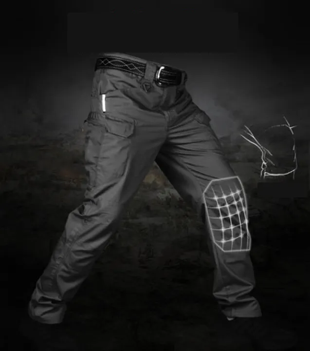 women's plus size black cargo work pants