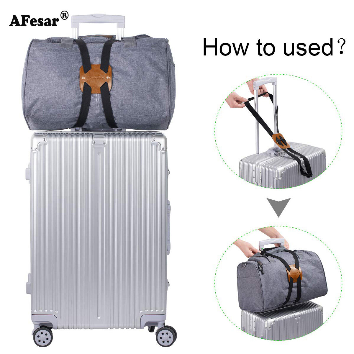 suitcase identity straps