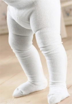 newborn baby tights white