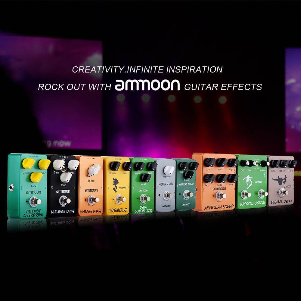 ammoon AP-03 Vintage Phase Phaser Guitar Effect Pedal True Bypass