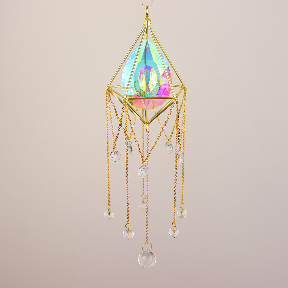 Beautifulhome Love Heart Pendant Crystal Suncatcher Lighting Accessories Curtain Home Garden Pendant