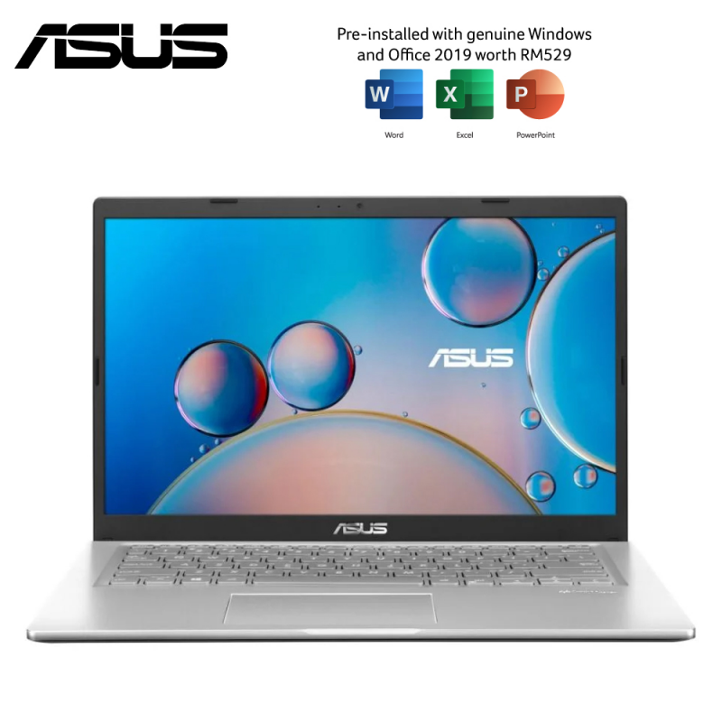 Asus A416E-AEB244TS 14 FHD Laptop Transparent Silver ( I5-1135G7, 4GB, 512GB SSD, Intel, W10, HS ) Malaysia
