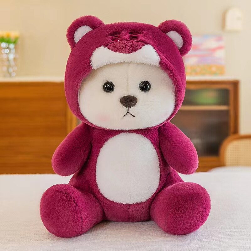 Teddy Strawberry Bear Plush Doll Teddy Bear Plush Toy Girlfriend Christmas Gift Valentine's Day Birthday Gift