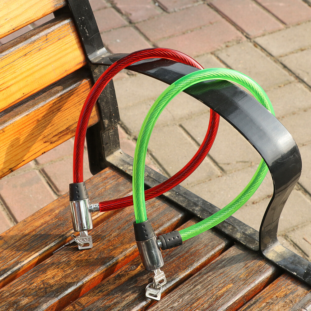 pvc Bicycle Accessories Wire Lock W Durable Anti Thef Tlock Safety Lock Metal