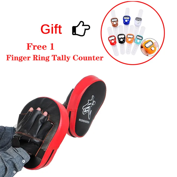 karate pads and gloves