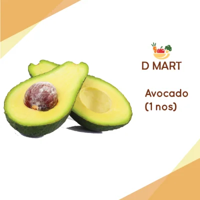 D Mart - Fresh Vegetables & Fruits - Avocado (1pcs) - Buah