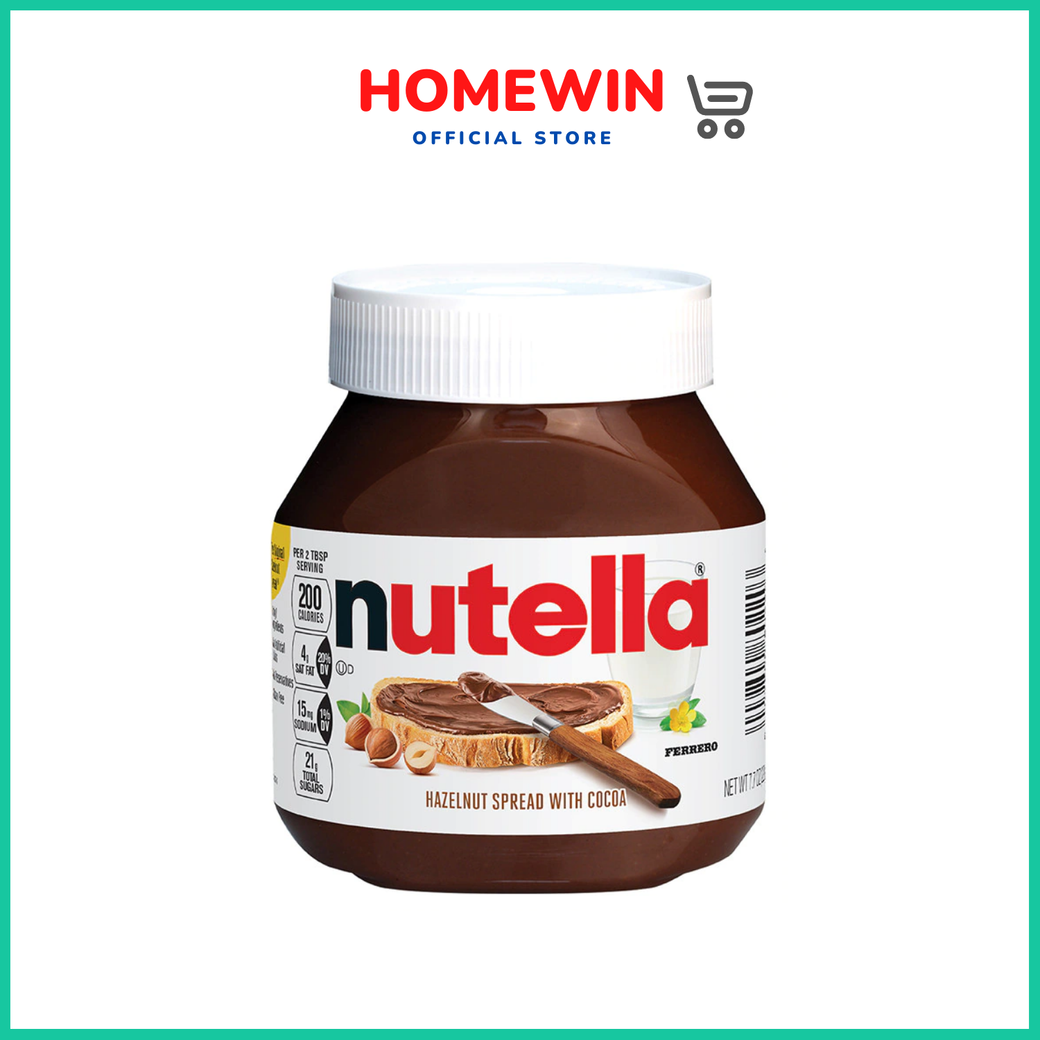 Nutella Hazelnut Spread with Cocoa (350g) Lazada