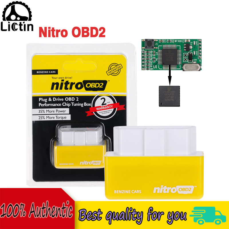 LICTIN Original Full Chip Eco Nitro OBD2 Optimization Box Benzene