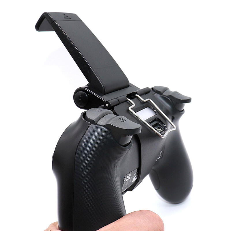 bluesea Mobile Phone Mount Bracket Gamepad Stand Adjustable Controller Holder for PS4