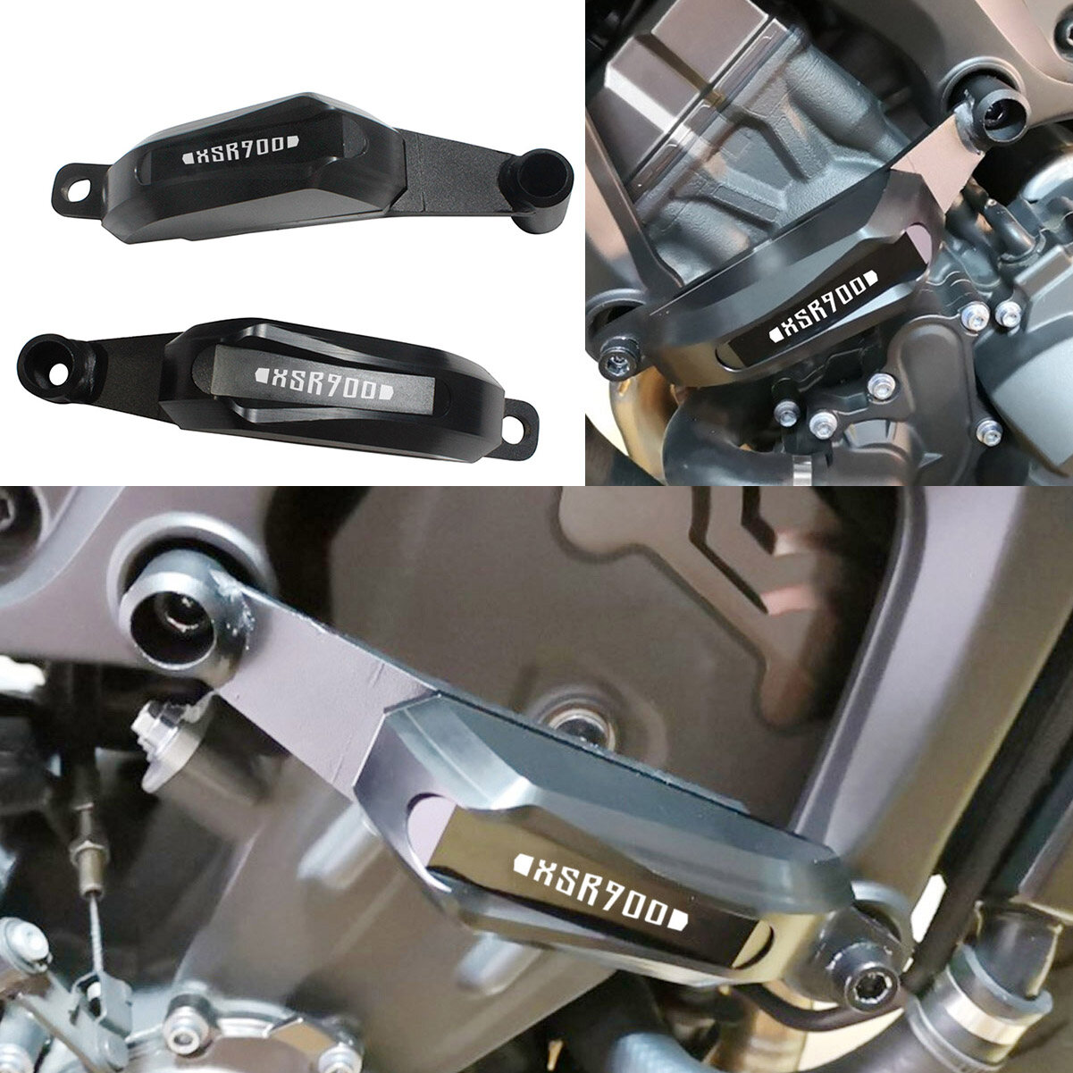 Bộ Bảo Vệ Động Cơ Xe Máy SEMSPEED Bộ Bảo Vệ Khung Trượt Chống Va Chạm Cho Yamaha XSR900 XSR 900 2016 2017 2018 2019 2020
