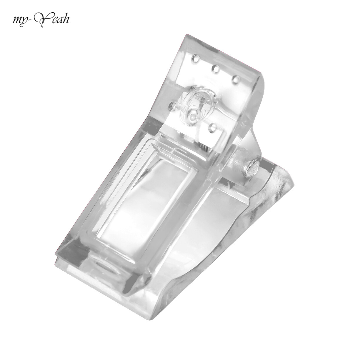 myyeah 1Pcs Transparent Nail Art Quick-drying Assist Clip Acrylic Nail Art Polish UV Gel Extension Builder Tips Manicure Tools