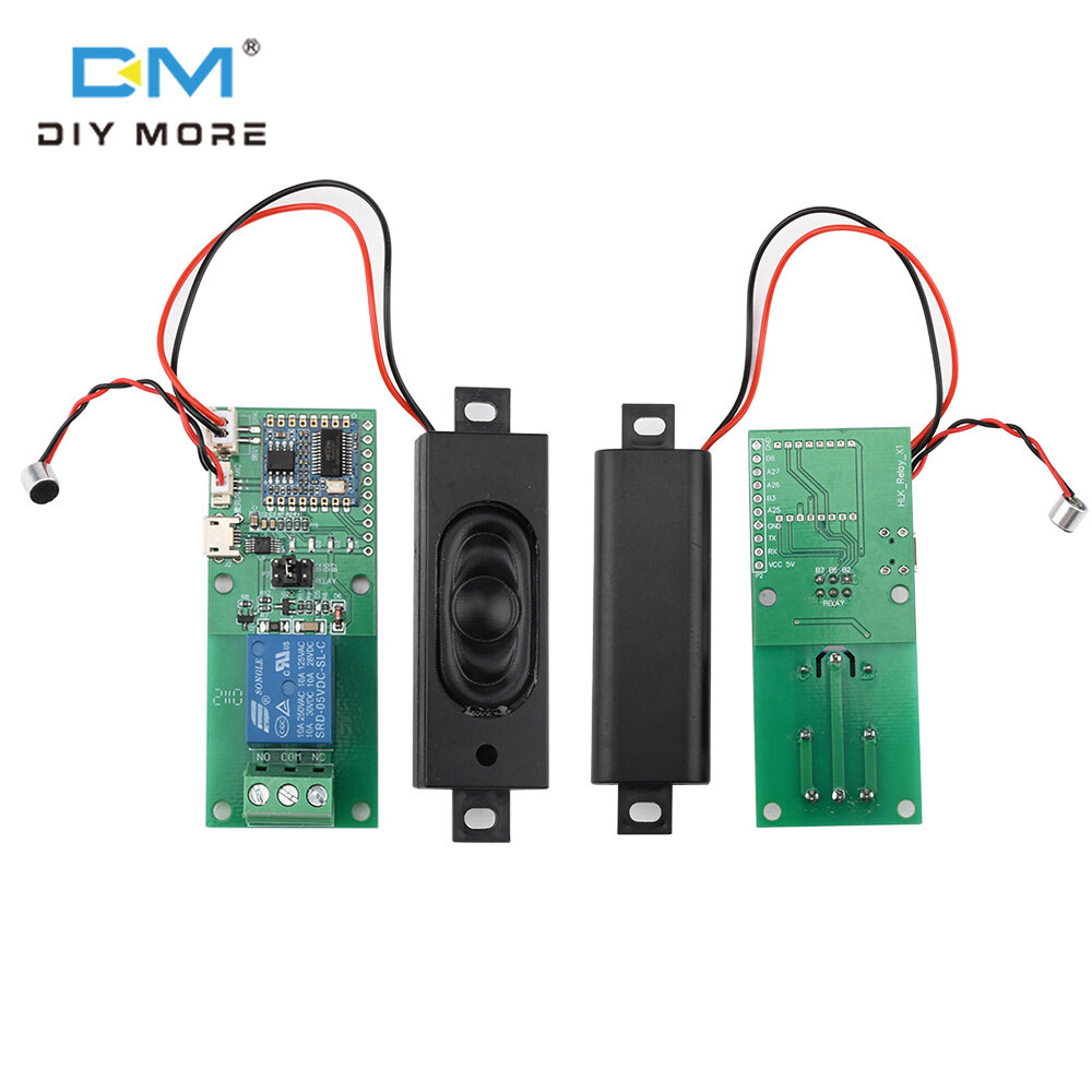 diymore HLK-V20 Mô-đun Điều Khiển Chip Nhận Dạng Giọng Nói Thông Minh, Mô-đun Cổng Nối Tiếp, Công Tắc Điều Khiển Bằng Giọng Nói Đánh Thức Tùy Chỉnh