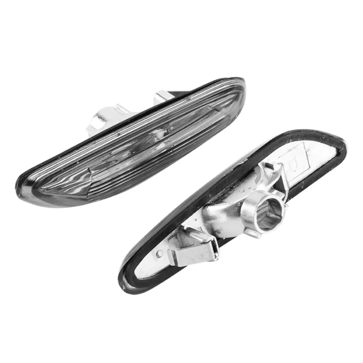 Turn Indicator Light Car Turn Signal Light Side Lamp No Bulb for E90 E91 E92 E93 3 Series 2006-2011,Pack of 2 Gray