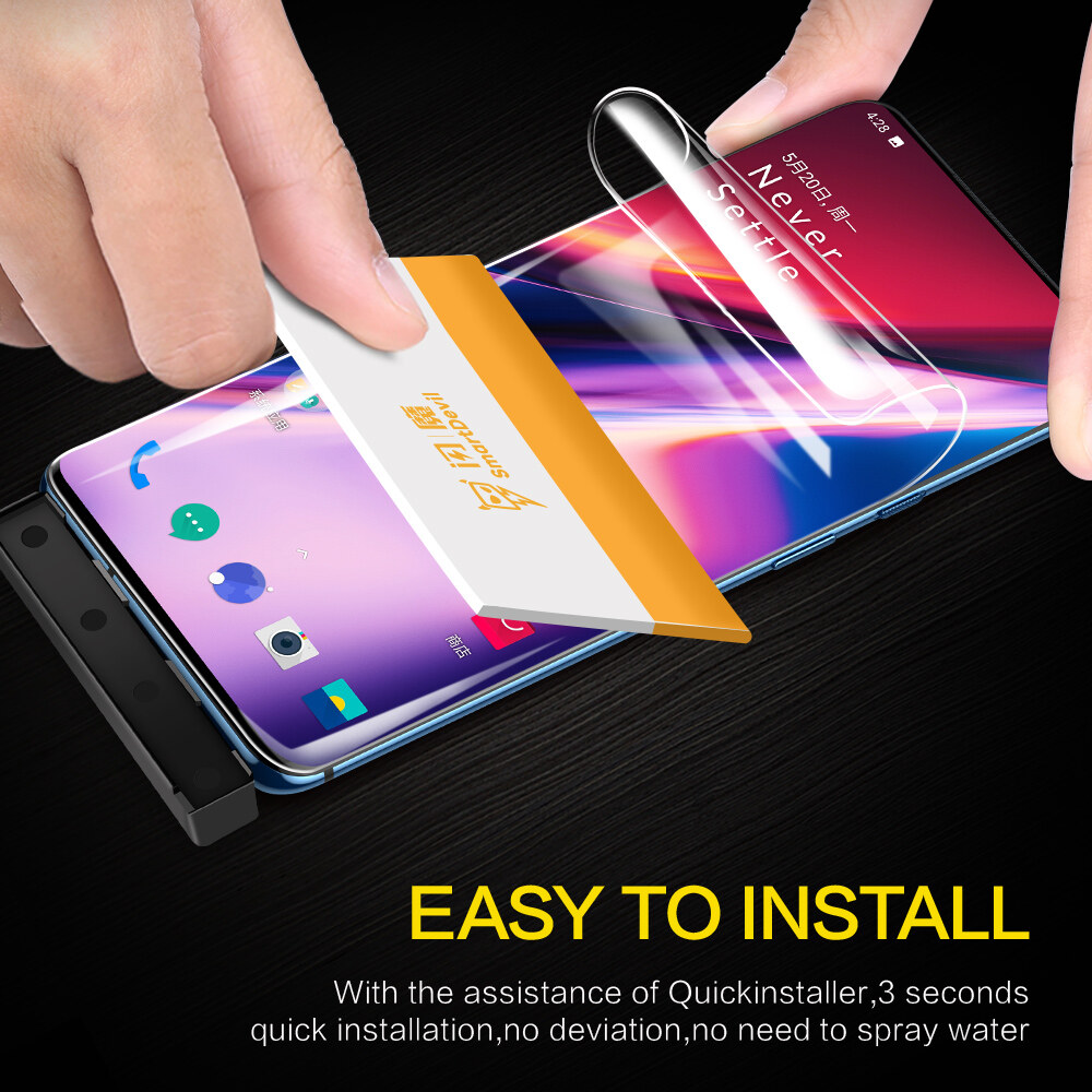 Smartdevil bảo vệ màn hình cho OnePlus Ace 3 Pro Ace 2 Pro Oneplus 12 12R Oneplus 13 Oneplus 11 10 Pro 9 Pro 8 Pro Oneplus 7 Pro Oneplus 7t Pro bọc hoàn toàn rõ ràng phủ keo toàn bộ Hydrogel phim