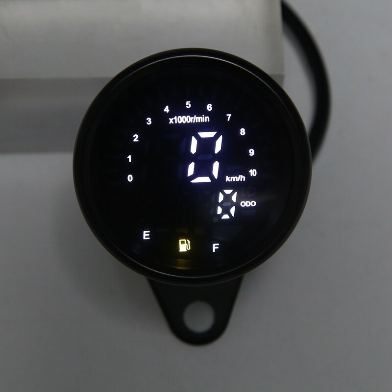 Universal Motorcycle Meter Speedometer Digital Odometer Round Speed Meter for Honda Yamaha