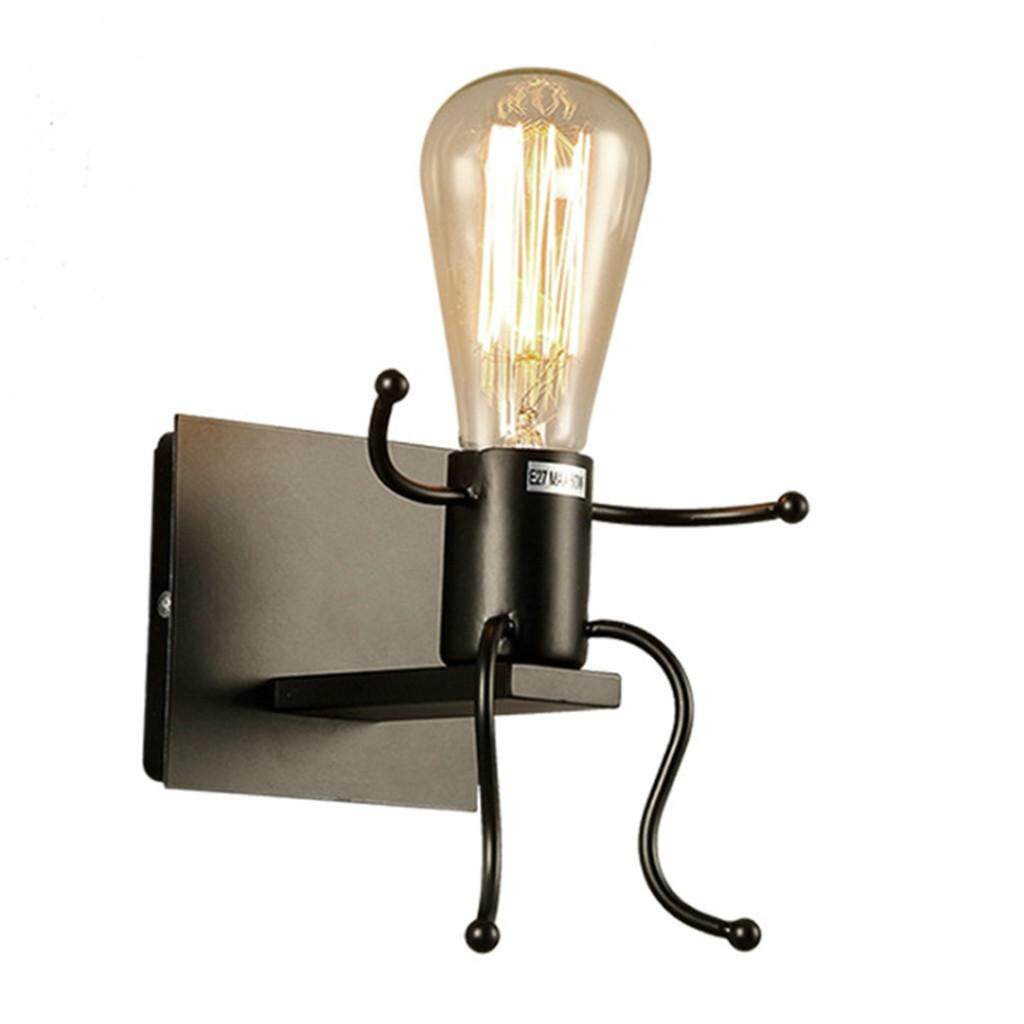 JY Vintage Robot Công Nghiệp Dán Tường Sconce Đèn Ánh Sáng Phụ Kiện Cho Bé Kid's phòng