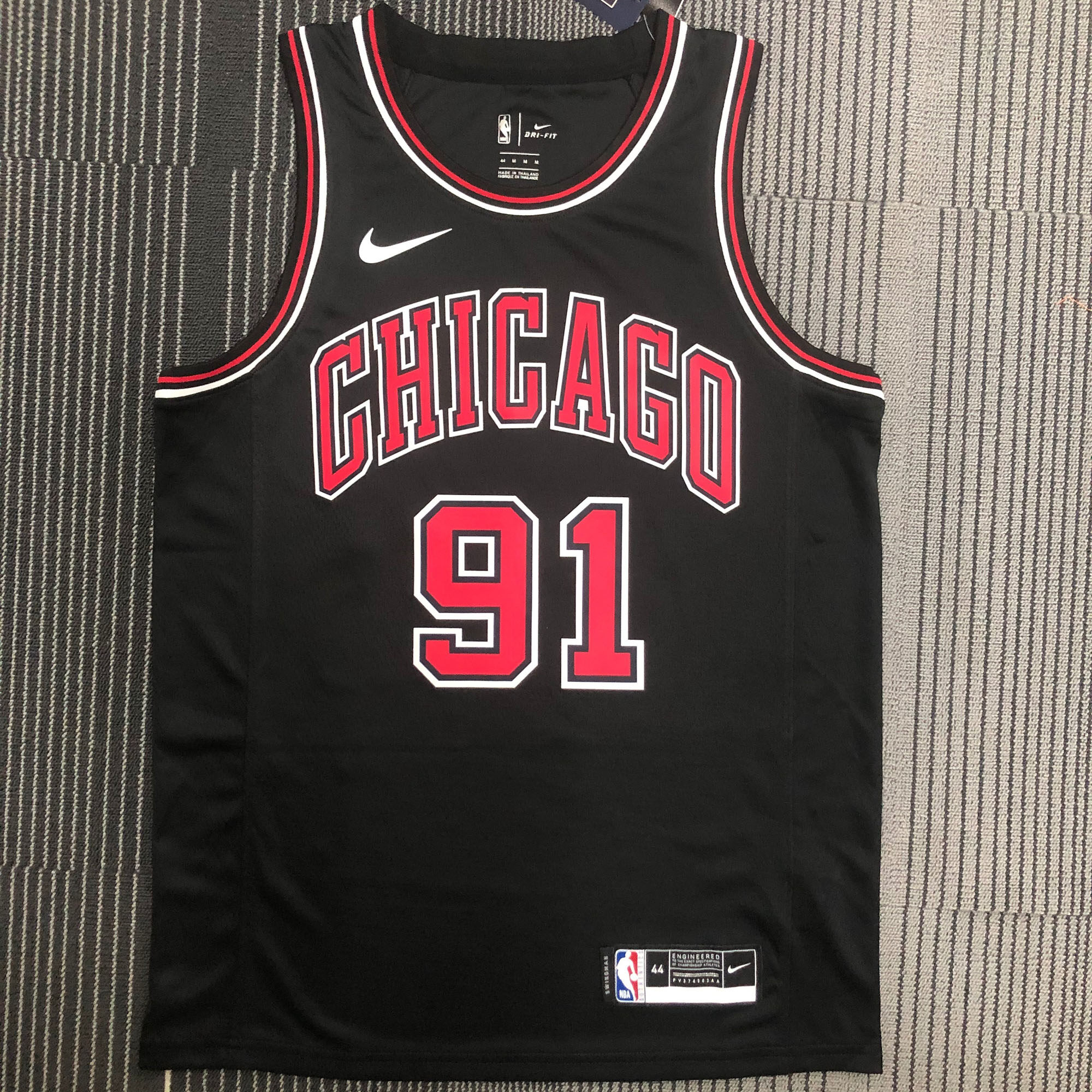 dennis rodman jersey authentic