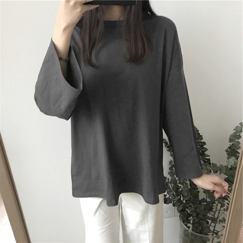 korean long tops