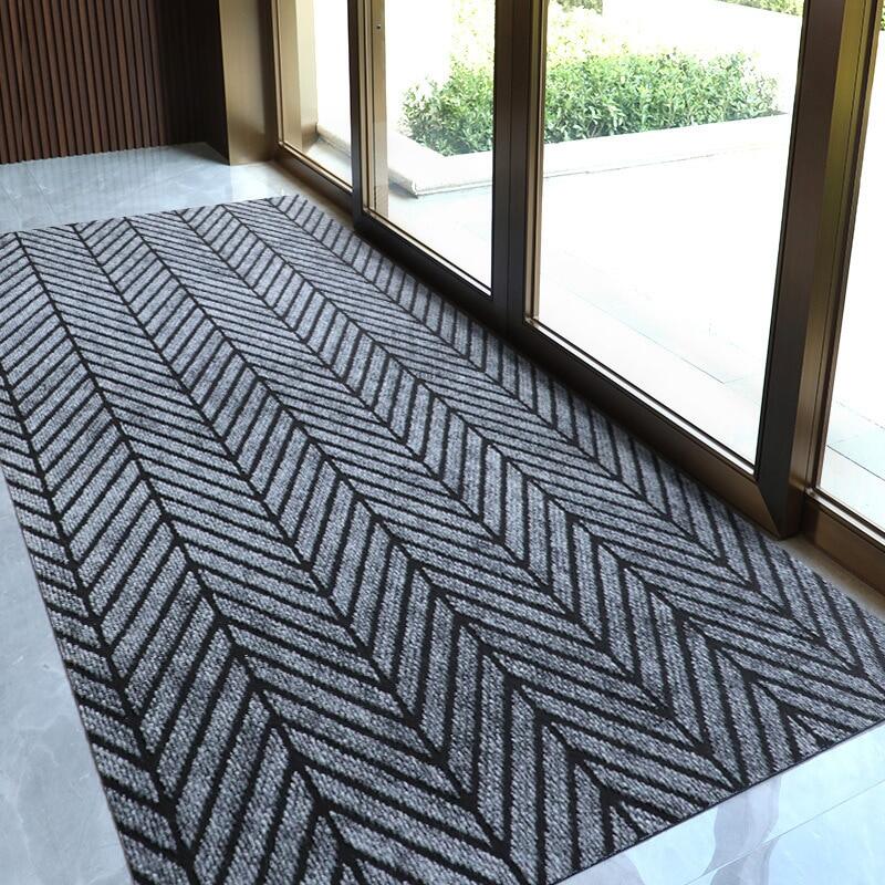 Large Long Thin Doormat for Mall Entrance Door Outdoor Indoor Striped