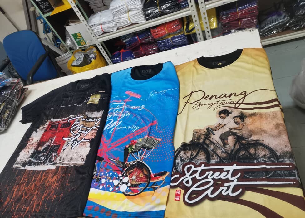 T shirt printing outlet penang