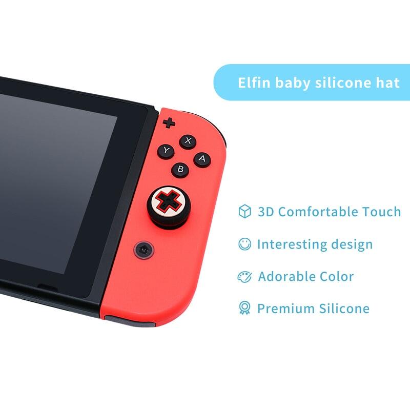 2 cái mềm silicon Thanh nhớ Thumb nút bọc cần điều khiển cho bộ chuyển đổi Nintendo joycon điều khiển tay cầm chơi game có cần gắn điện thoại trường hợp essories cho switch Lite
