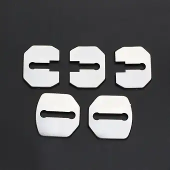 5pcs Set Car Door Lock Cover Hinge Link Anti Rust Cover For Ford