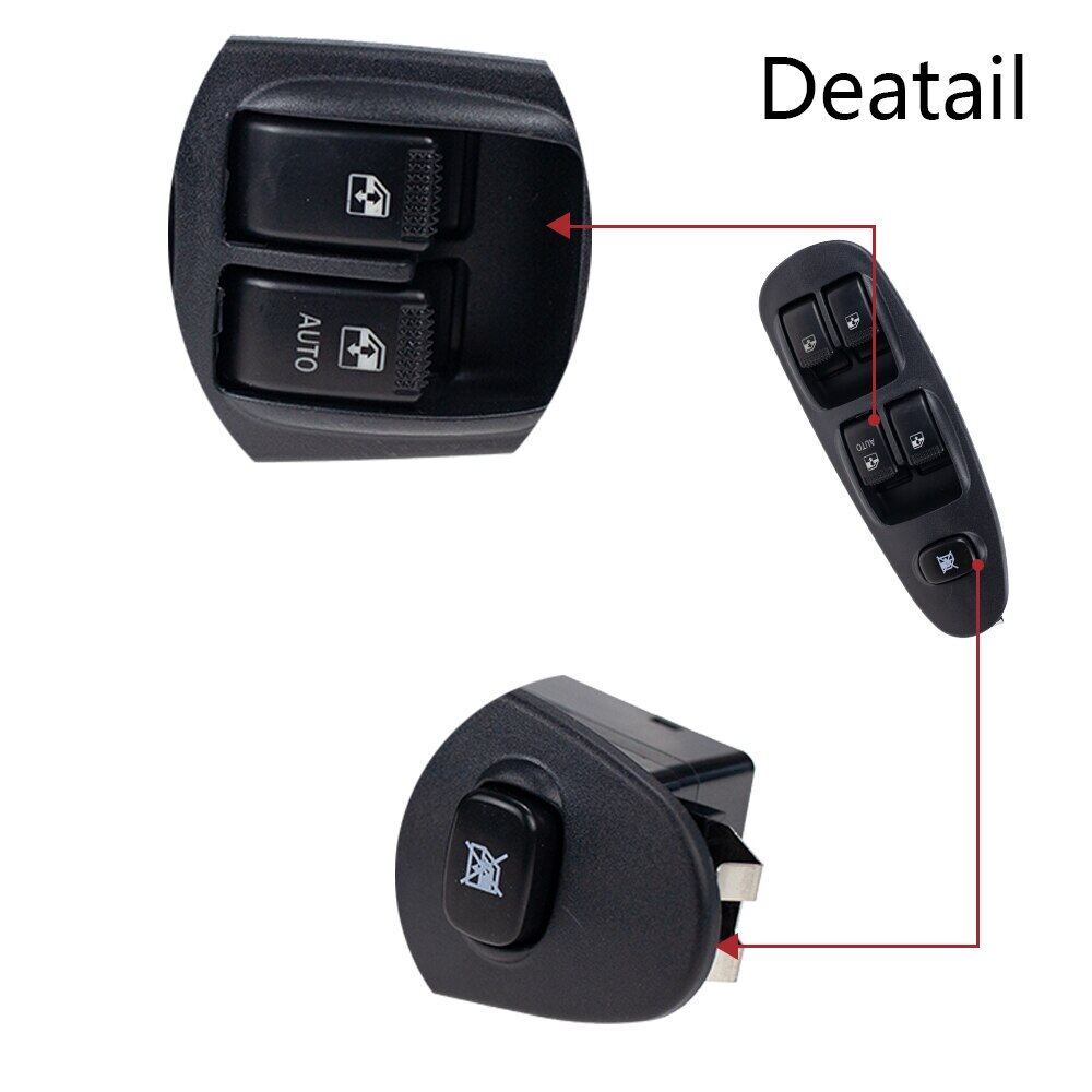 Right Side Electric Control Power Front Window Main Switch For Hyundai Kia Spectra