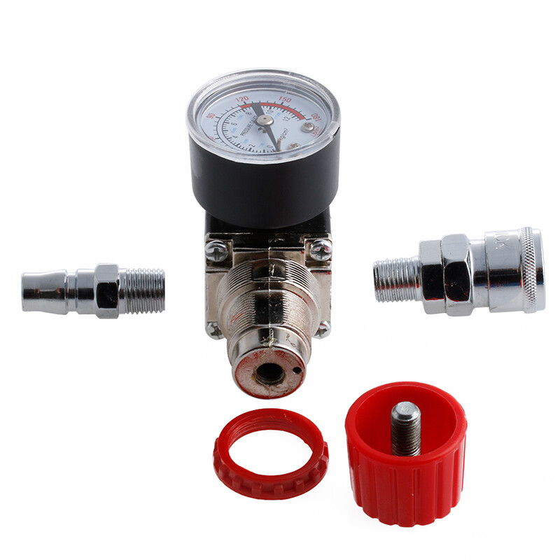 [Hot Sale] 1/4  Air Compressor Regulator Pressure Switch Control 180PSI Relief Valve Gauges