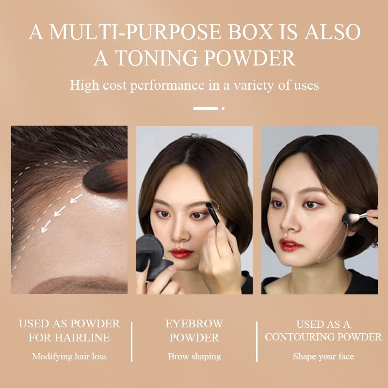 SEVICH Phấn Phủ Tóc 12 Màu Dây Tóc Phấn Tỉa Lông Sửa Hair Shadow