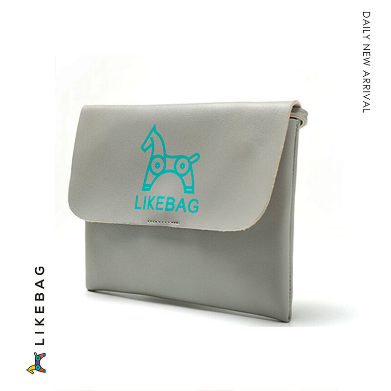 LIKEBAG Cross Body Bag Cartoon Logo Print Shoulder Bag for Women