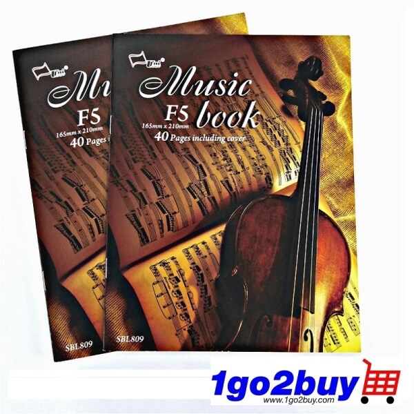 [Uni Paper] F5 Music Book / Buku Muzik 40 Pages (SBL809) Malaysia