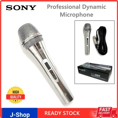 Sony Professional Dynamic Microphone SN-909 Wired Mic For Vocal/Karaoke