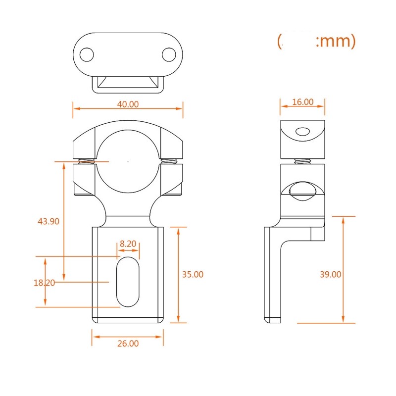 Giá Gắn Đèn Pha Xe Máy Giá Đỡ Mở Rộng Phuộc Đèn Sương Mù Điều Chỉnh Được Kẹp Ống Cố Định Đèn Fod