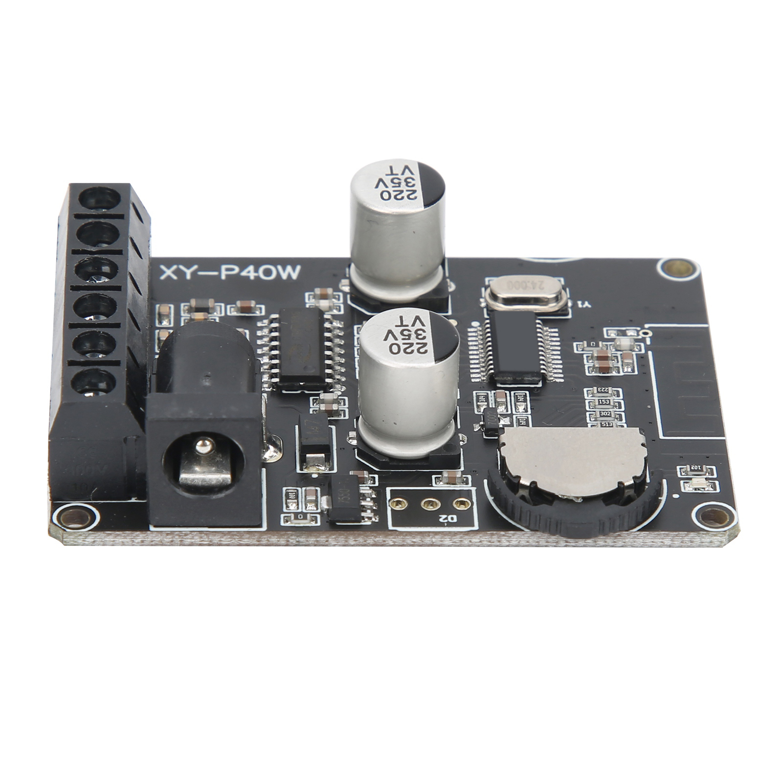 Bluetooth5.0 Power Amplifier Board Stereo High-Power Digital Megaphone Module 5-24V XY-P40W
