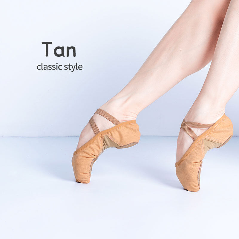 fabric ballet shoes