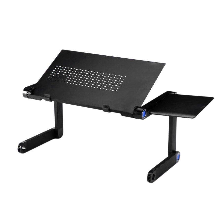Hot Deals Foldable Aluminum Alloy Laptop Notebook Cooling Desk Stand With Mouse Plate Malaysia