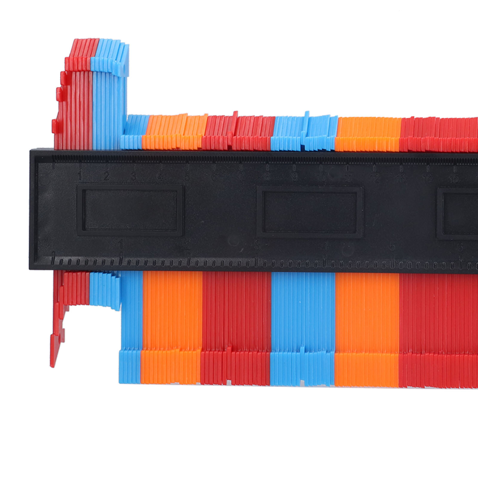 Contour Gauge Tool Irregular Shape Duplicator Welding Woodworking Tracing Multi Colour 26cm